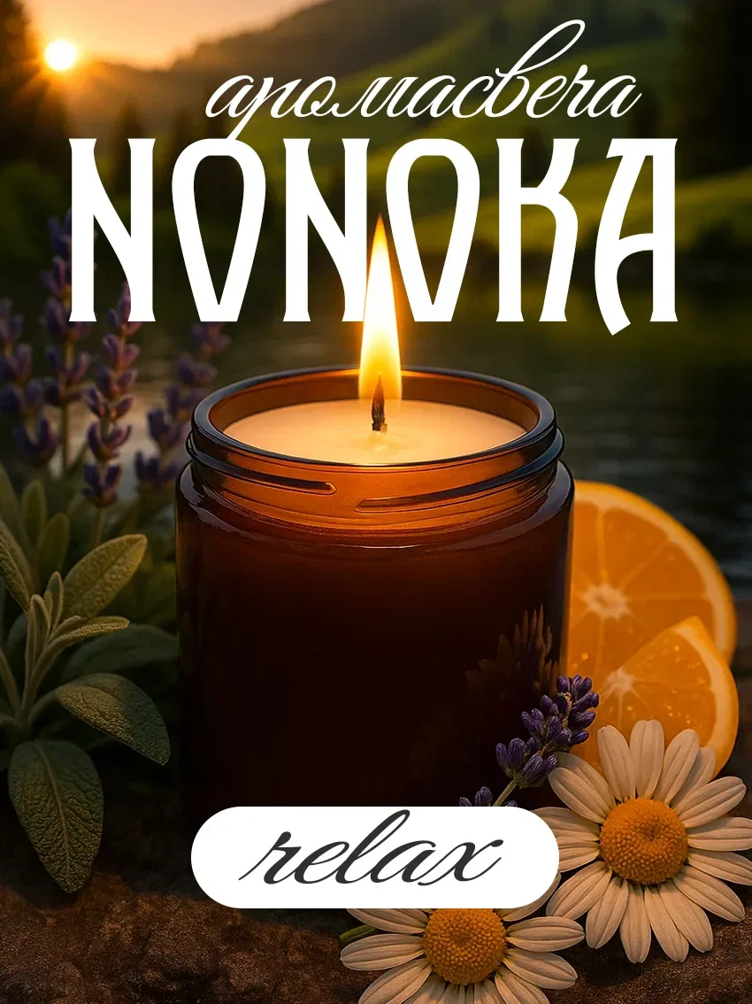Свеча ароматическая «Nonoka» коллекция Relax - изображение 1