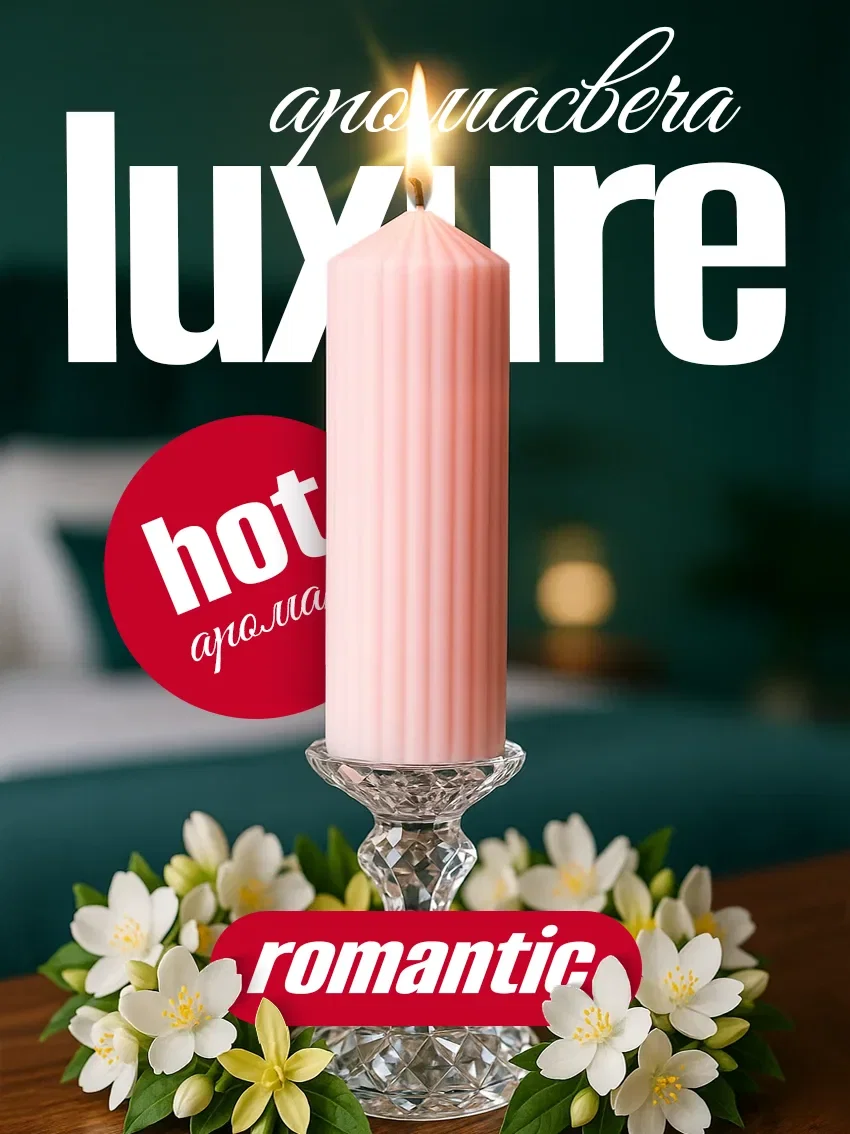 Свеча ароматическая «Luxure» коллекция Romantic - изображение 1