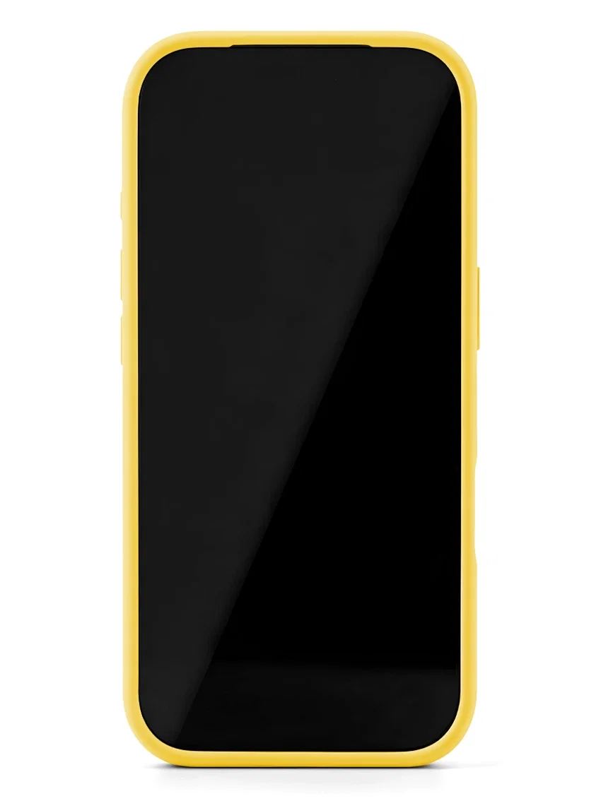 Чехол силиконовый для iPhone 17 Pro жёлтый цвет - миниатюра 3