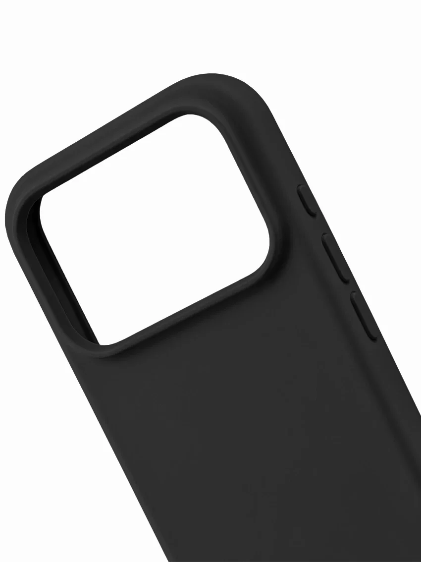Чехол силиконовый для iPhone 17 Pro чёрный цвет - миниатюра 4