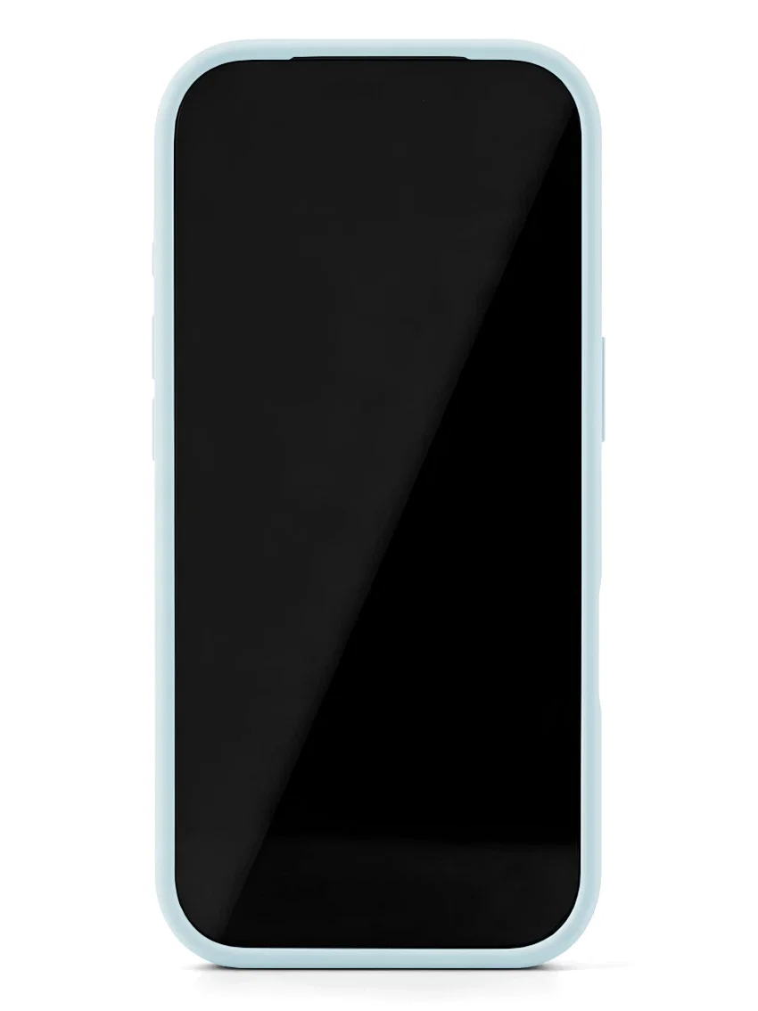 Чехол силиконовый для iPhone 17 Pro бледно-голубой цвет - миниатюра 3