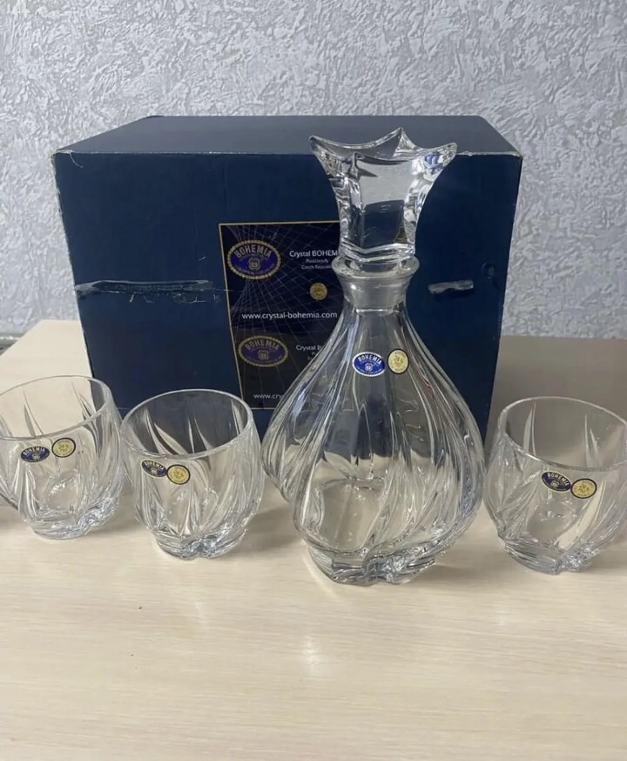 Продам набор Bohemia хрусталь чешский - миниатюра 2