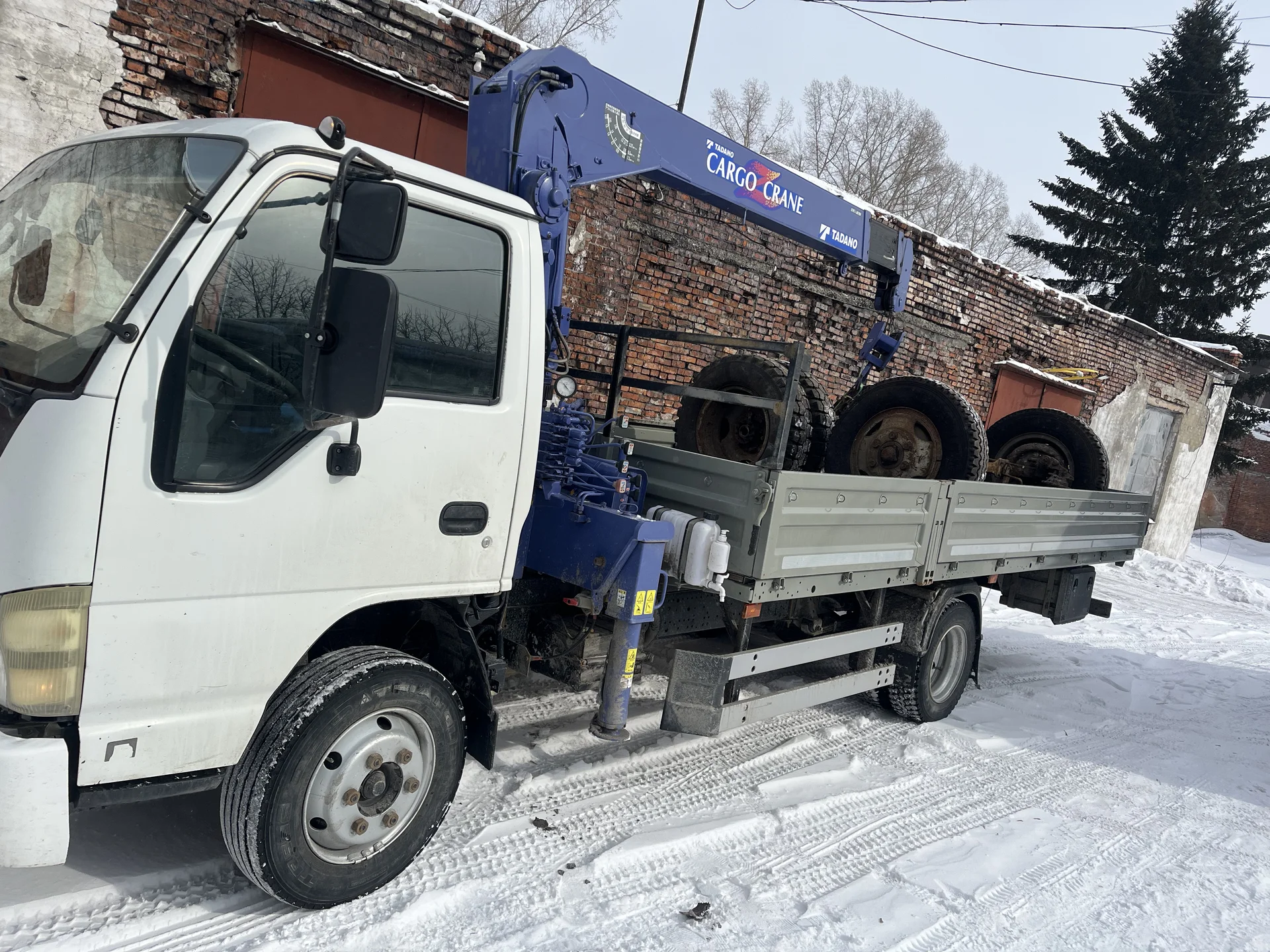 Услуги КМУ, варовайки , кран 3т 8м, борт 5т 5,2м - миниатюра 3