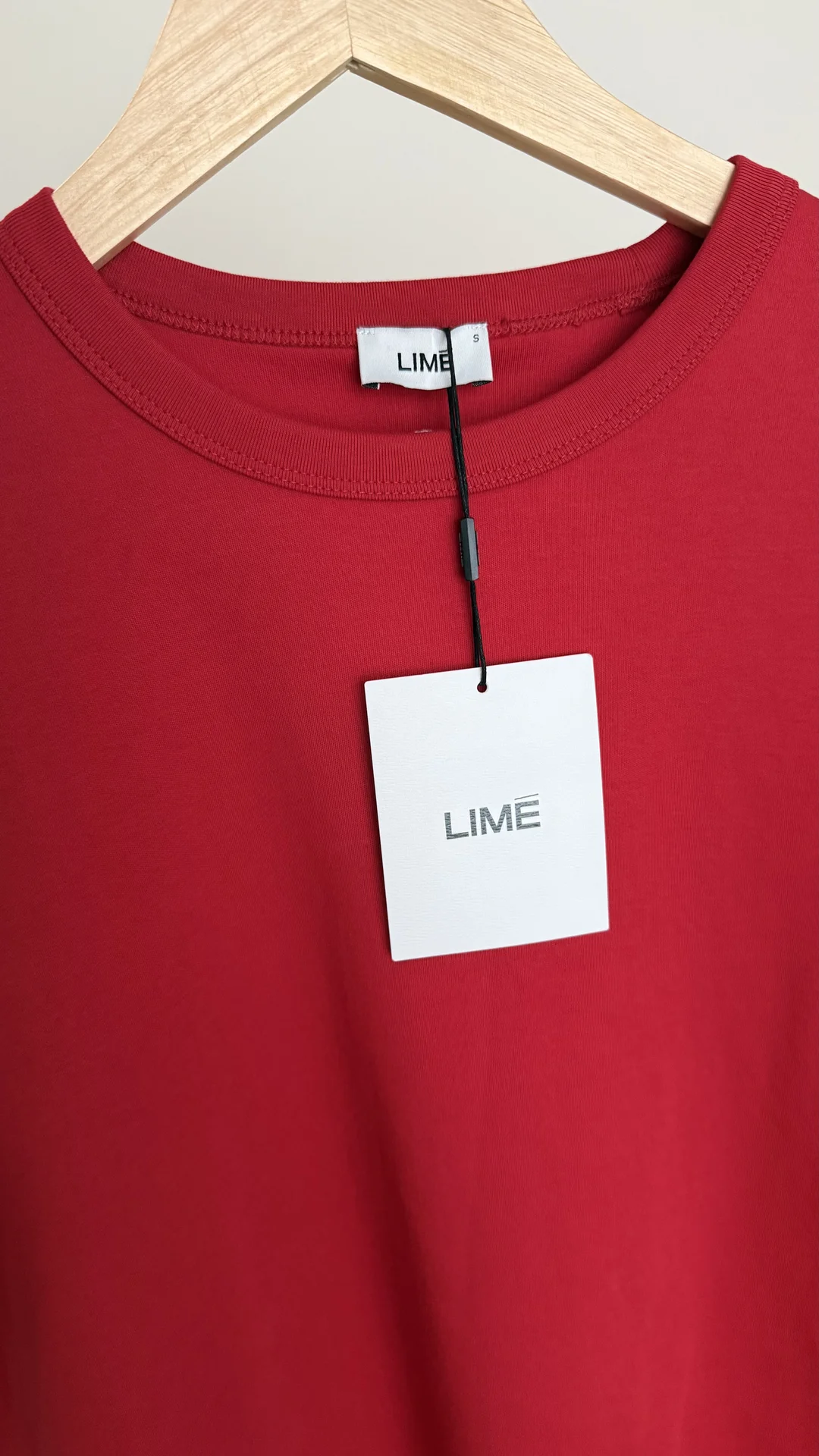 Футболка lime красная новая - миниатюра 3