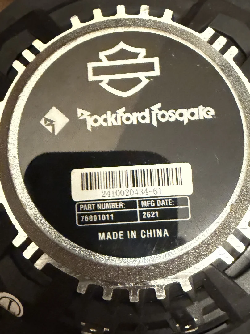 Harley Davidson Rockford Fosgate stage2 - изображение 1