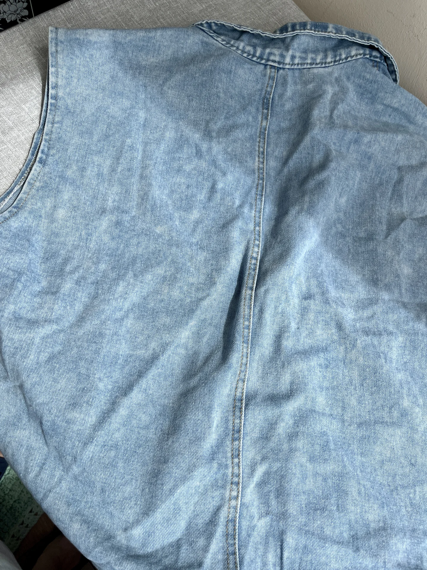 Жилетка джинсовая женская Новая 50 Xl - миниатюра 6