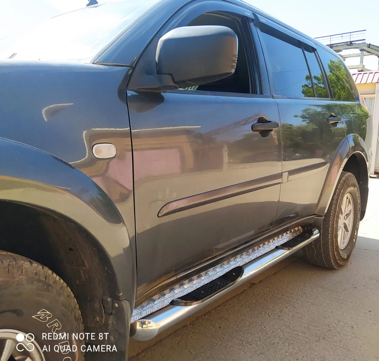Пороги из нержавейки для  Mitsubishi Pajero Sport 2 с 2008г по 2015г - миниатюра 3