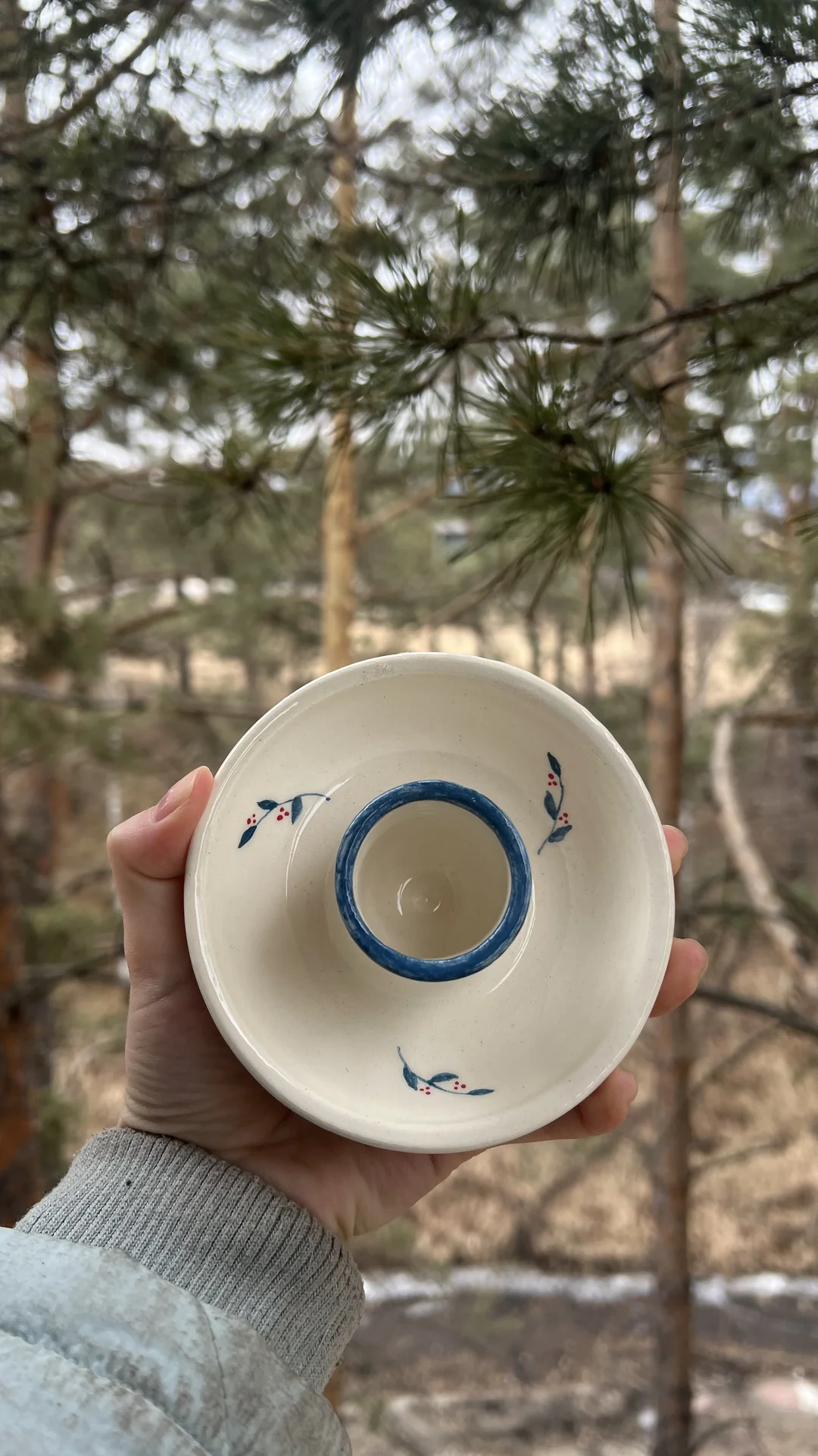 Подсвечник из керамики - изображение 1
