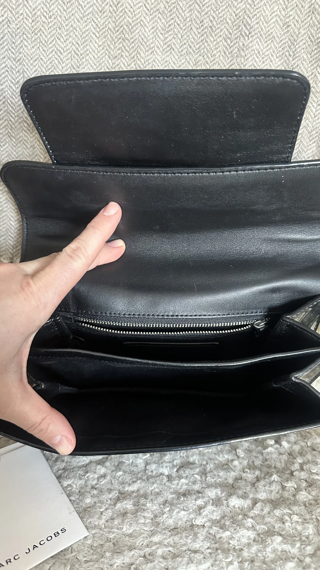 Лакированная сумка клатч от Marc Jacobs - миниатюра 3
