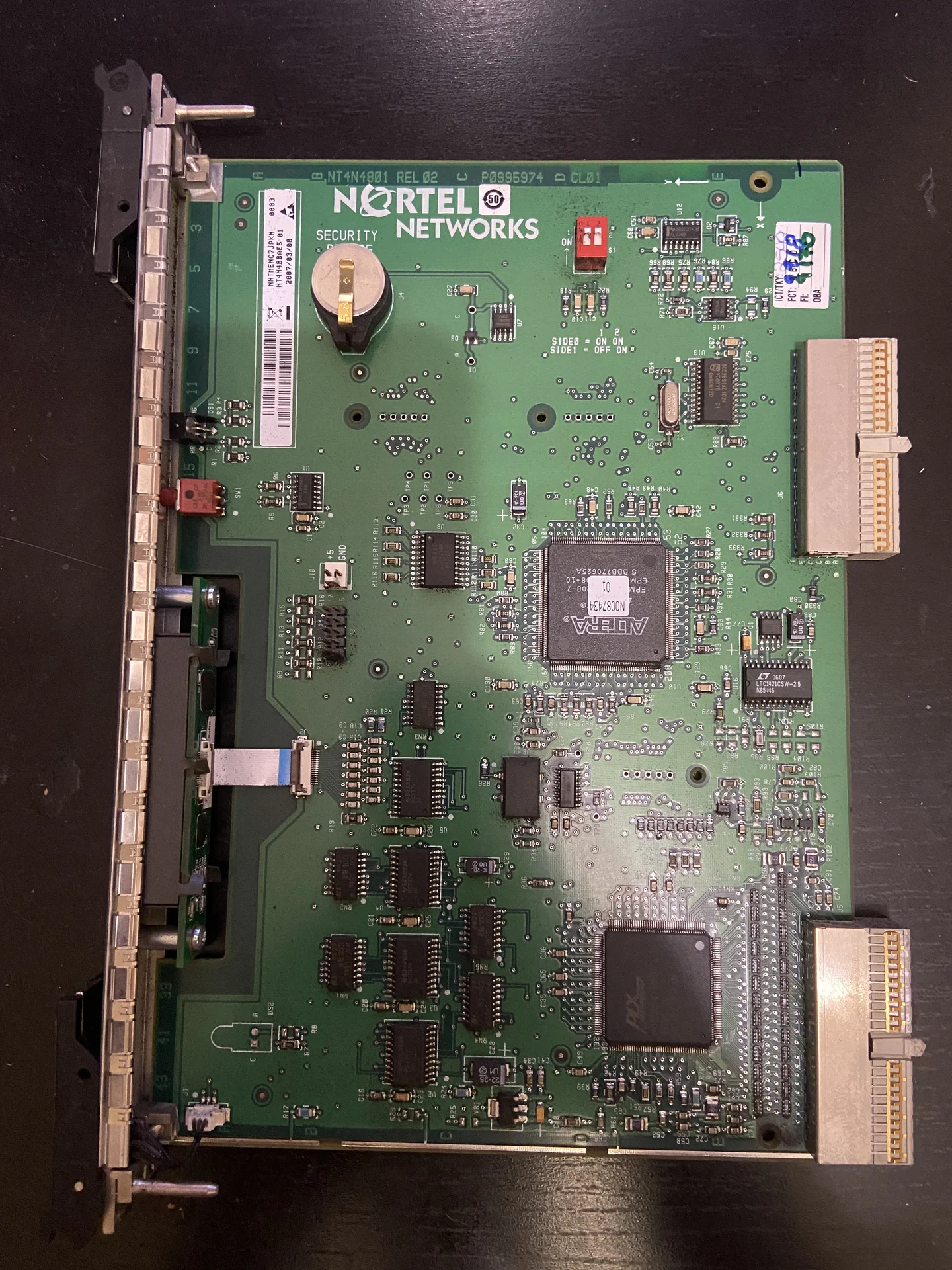 Плата центрального процессора nortel NT4N39AAE5 - миниатюра 4