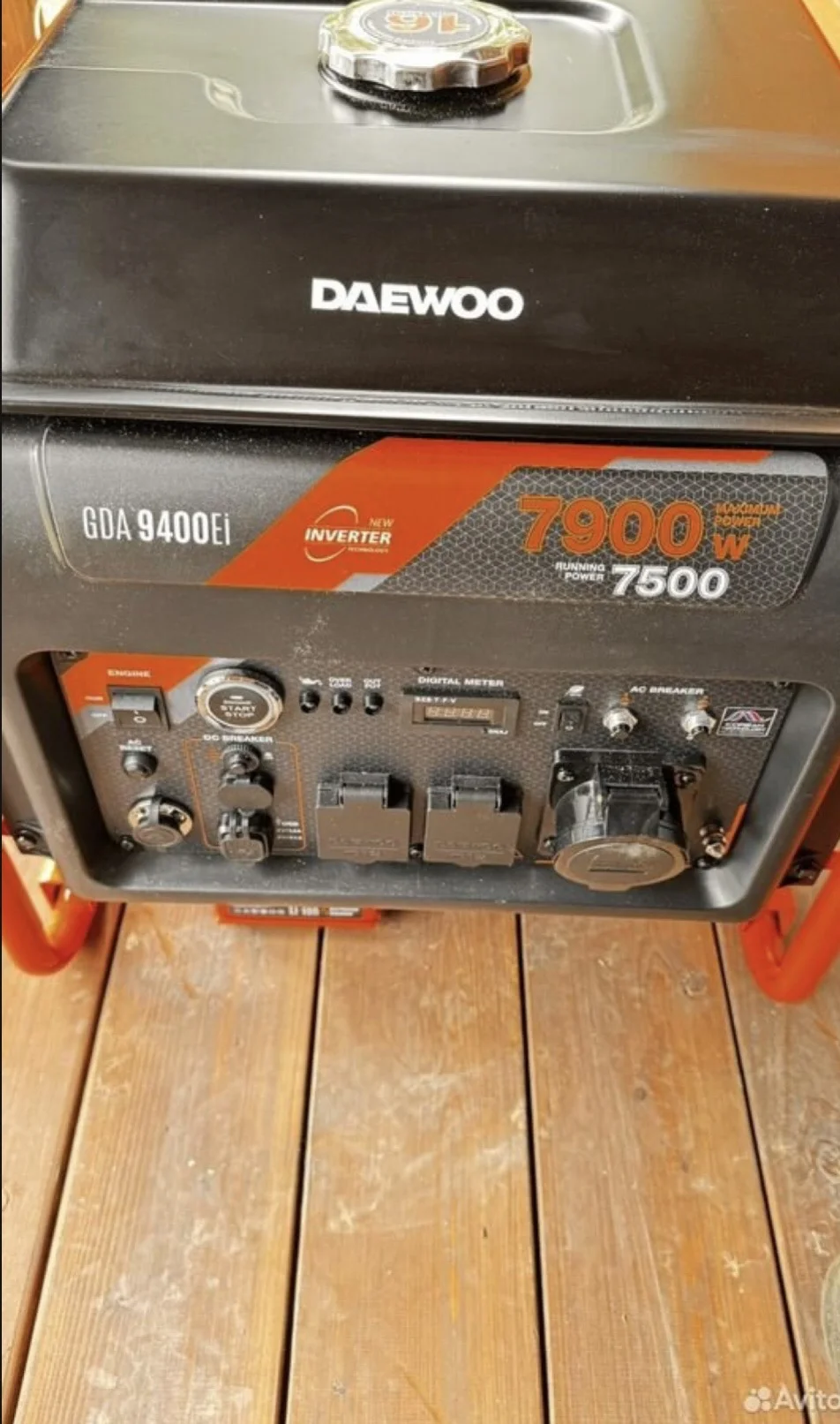 Инверторный бензиновый генератор Darwin GDA 9400Ei - миниатюра 5