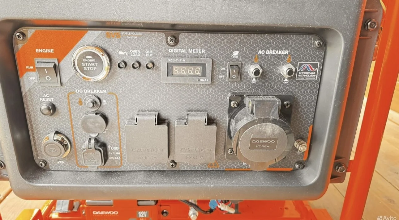 Инверторный бензиновый генератор Darwin GDA 9400Ei - миниатюра 6