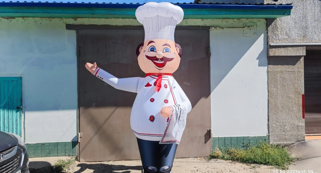 Надувная фигура рукомах зазывала кукла - миниатюра 7