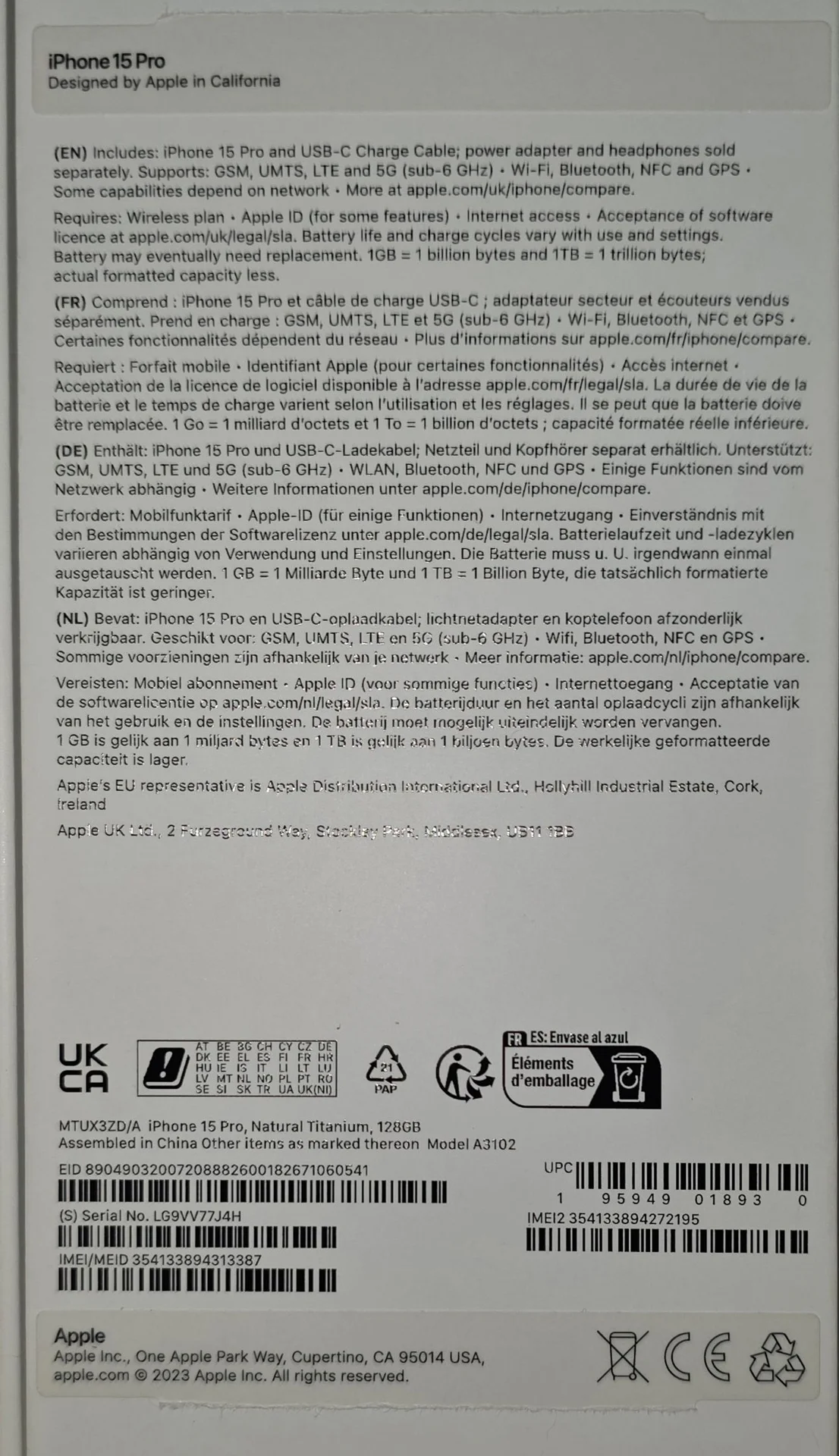 iPhone 15 pro 128 gb - миниатюра 4