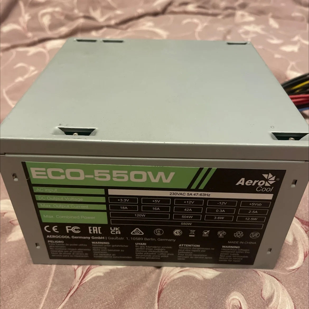 Aerocool ECO-550W блок питания - изображение 1