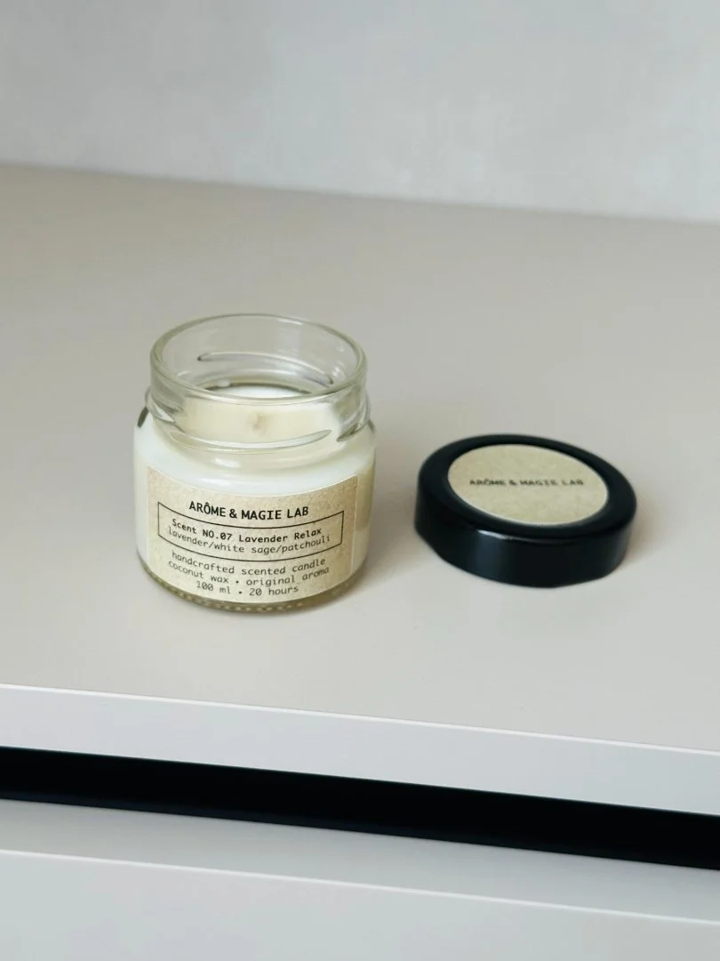 Свеча с ароматом лаванды ARÔME & MAGIE LAB Lavender Relax 100 мл - миниатюра 5