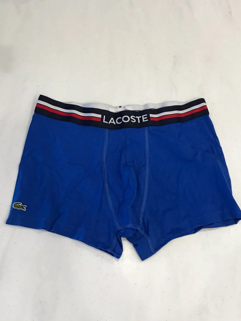 Трусы Lacoste боксеры мужские L 3 шт набор новый - миниатюра 6