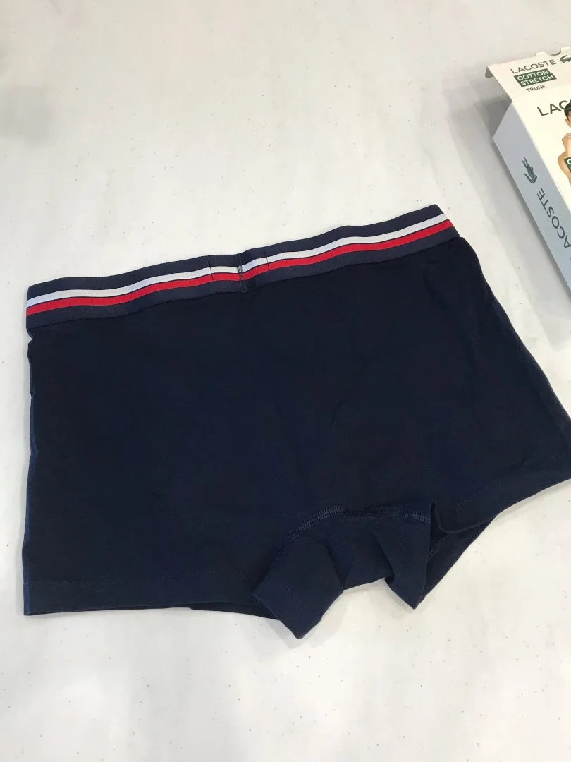 Трусы Lacoste боксеры мужские L 3 шт набор новый - миниатюра 9