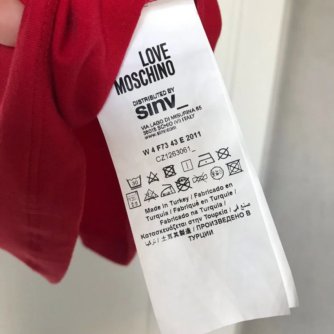 Футболка Moschino размер S (44) оригинал - миниатюра 4