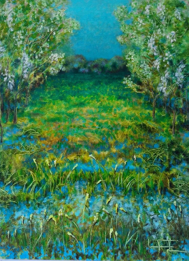 "Маленькое болото" холст, масло 40*50 - изображение 1