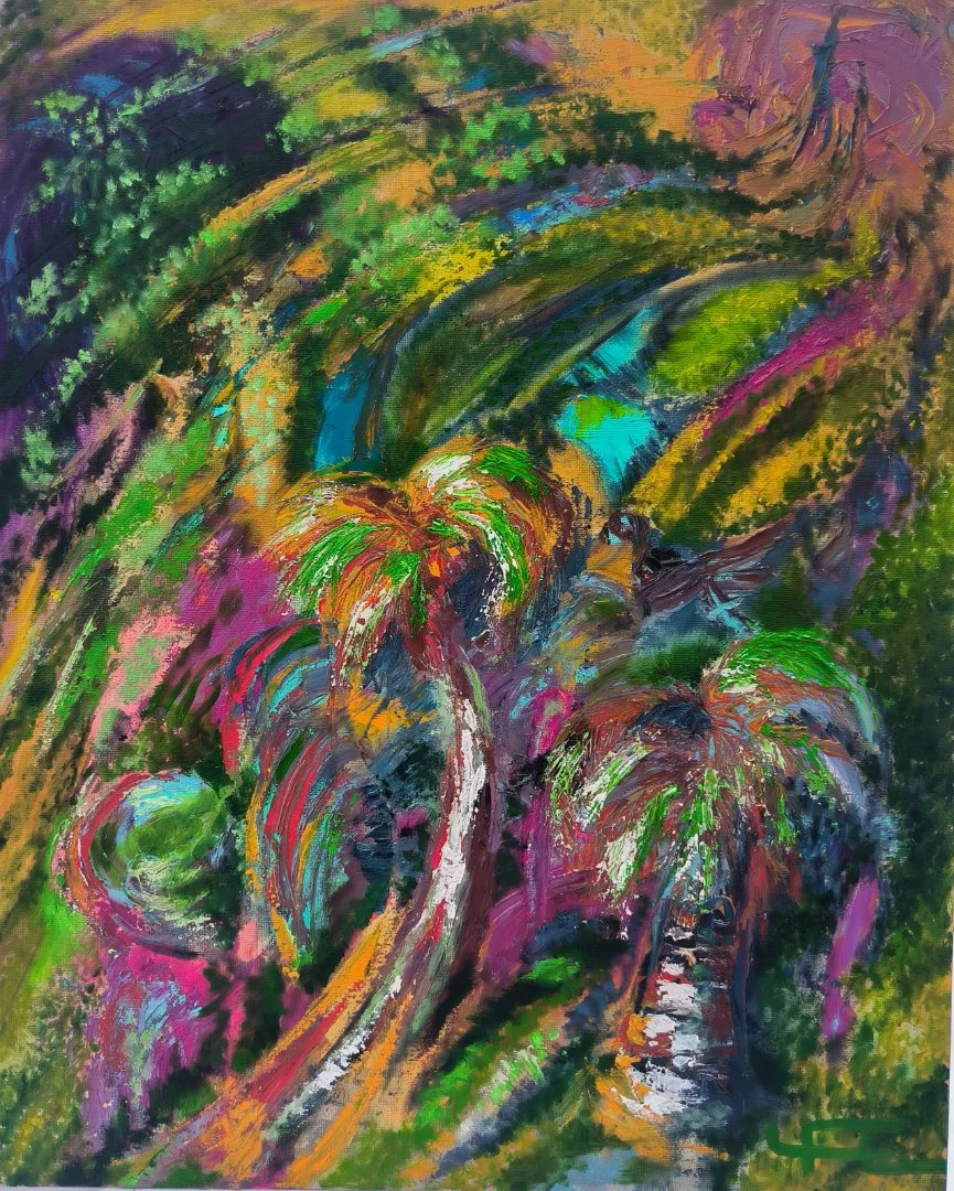 "Завихрение" холст, масло 40*50 - изображение 1