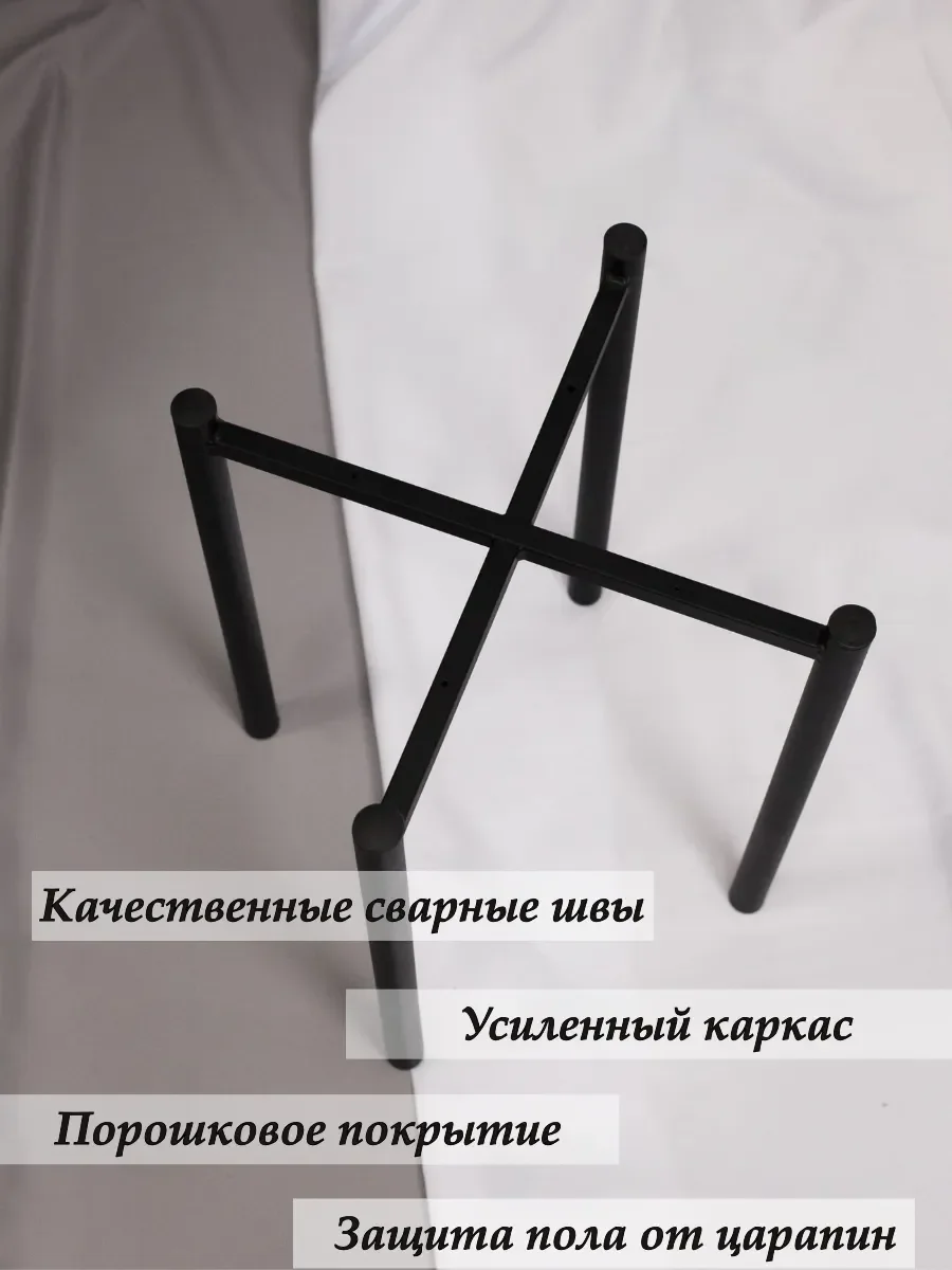 Набор круглых кухонных табуретов - миниатюра 8