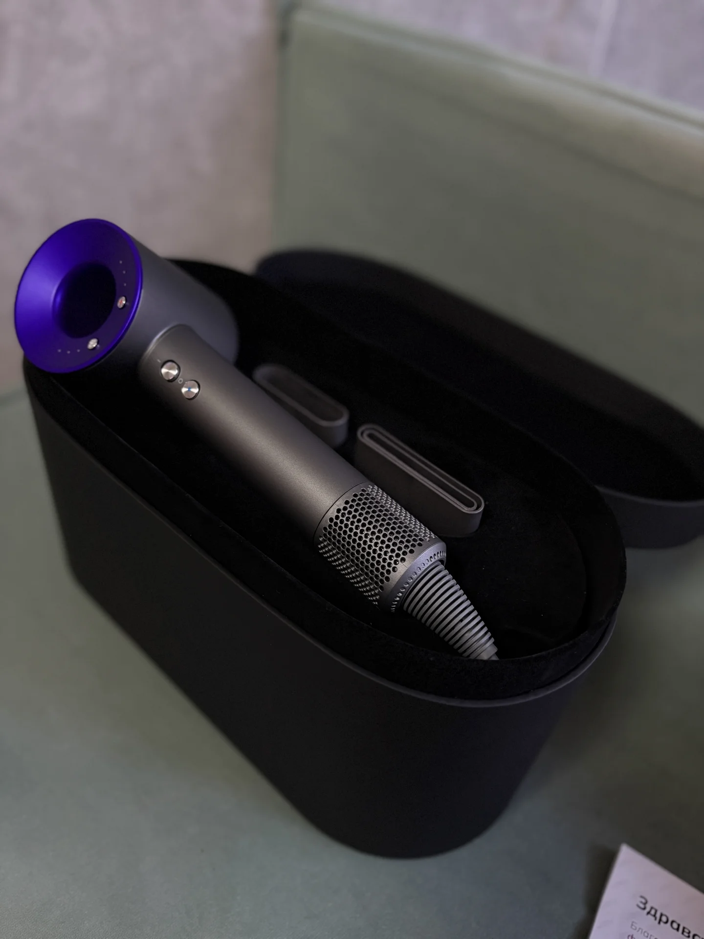 Фен Super Hair Dryer (Dyson Super Sonic) в кейсе - миниатюра 6