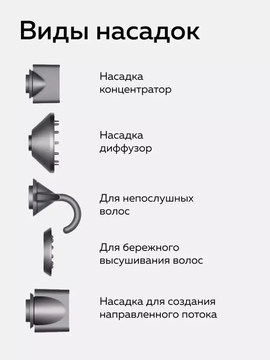 Фен Super Hair Dryer (Dyson Super Sonic) в кейсе - миниатюра 9