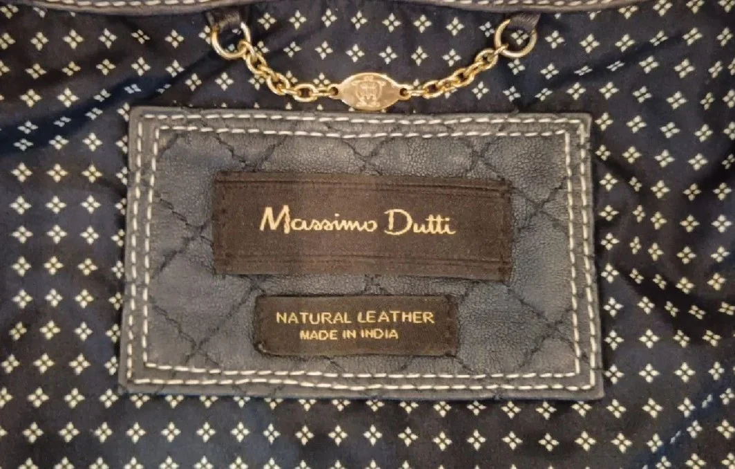 Кожаная куртка Massimo Dutti - миниатюра 4