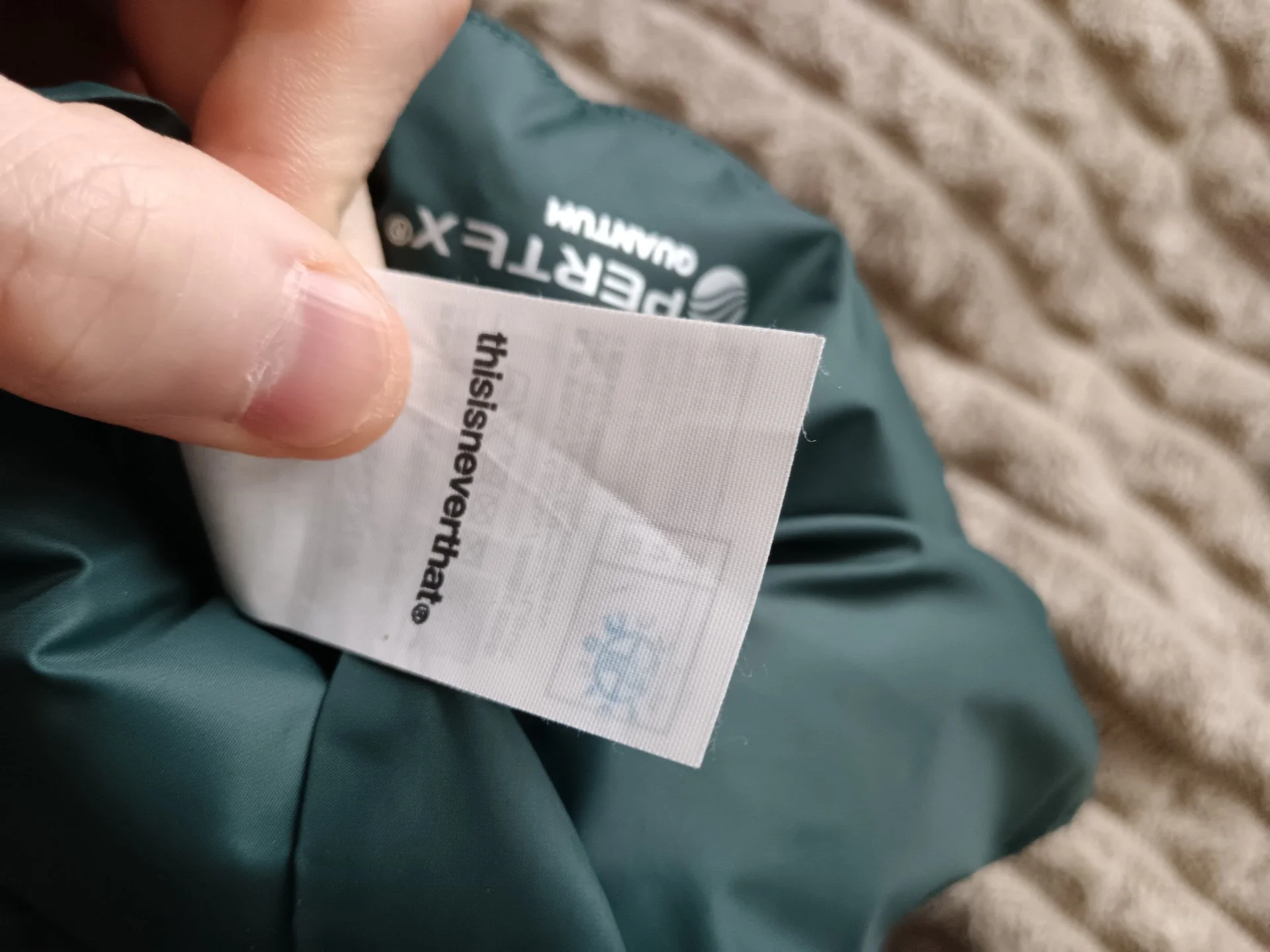 Пуховый шарф thisisneverthat pertex scarf - миниатюра 2