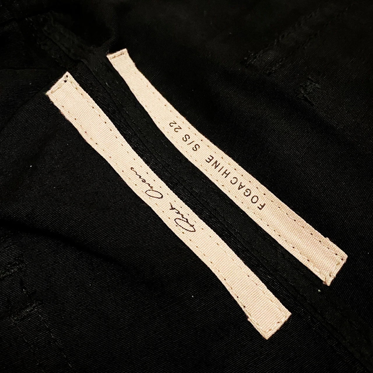 Брюки Rick Owens Bauhaus Zip Cargo fogachine 22SS - миниатюра 4