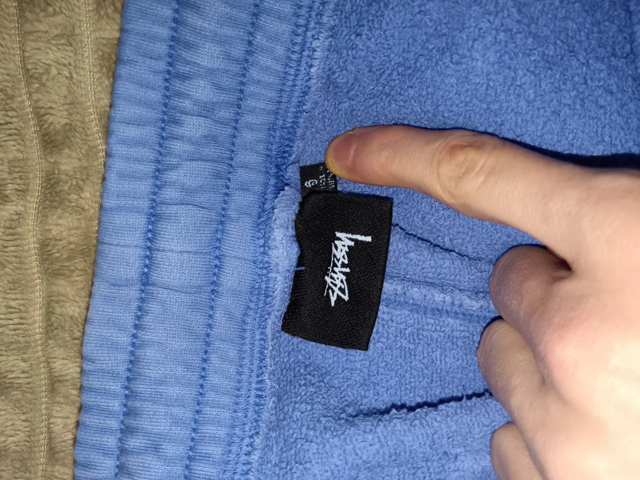 Брюки stussy небесного цвета - миниатюра 4