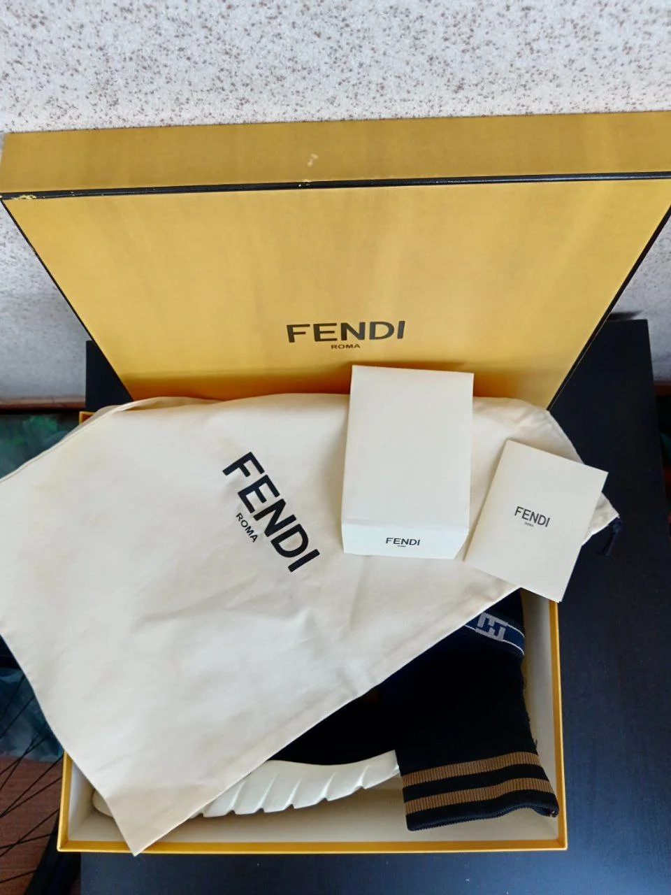Кроссовки Fendi Sock Sneakers - миниатюра 5