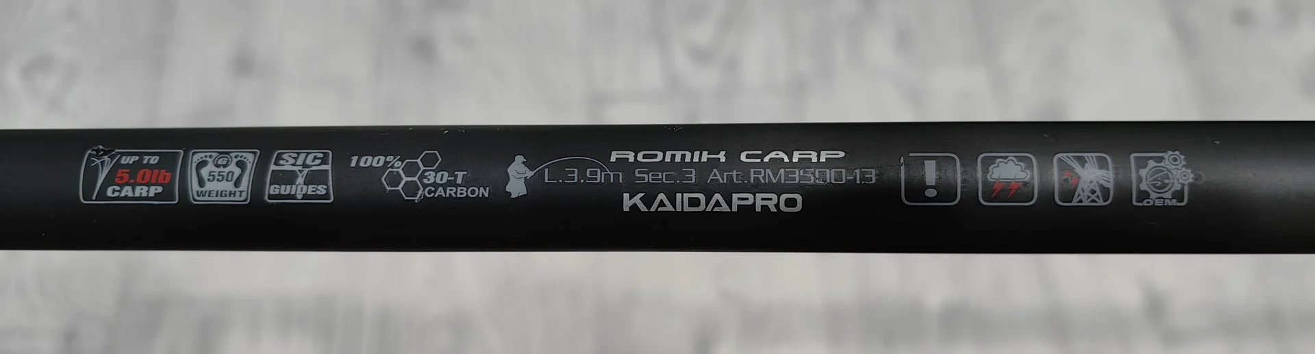Карповое удилище kaida Romik carp 390 см - миниатюра 4