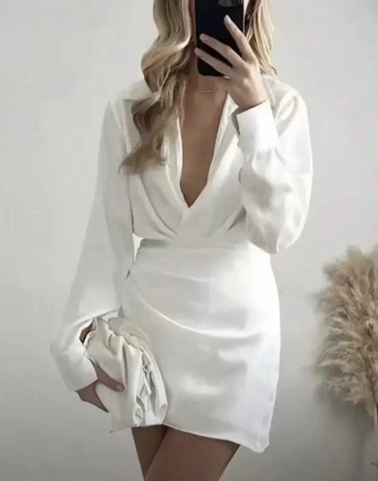 Платье Zara черное и белое - миниатюра 5