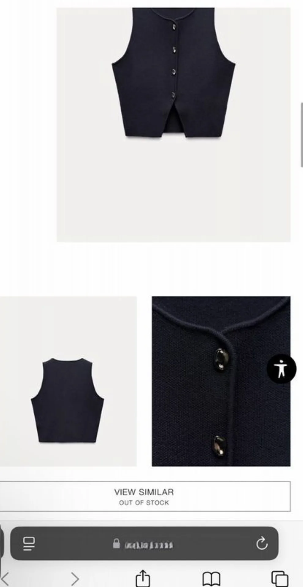 Топ с золотыми пуговицами как у zara - миниатюра 8