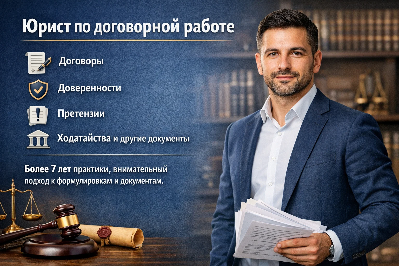 Юрист по договорам, претензиям и судебным докум - изображение 1