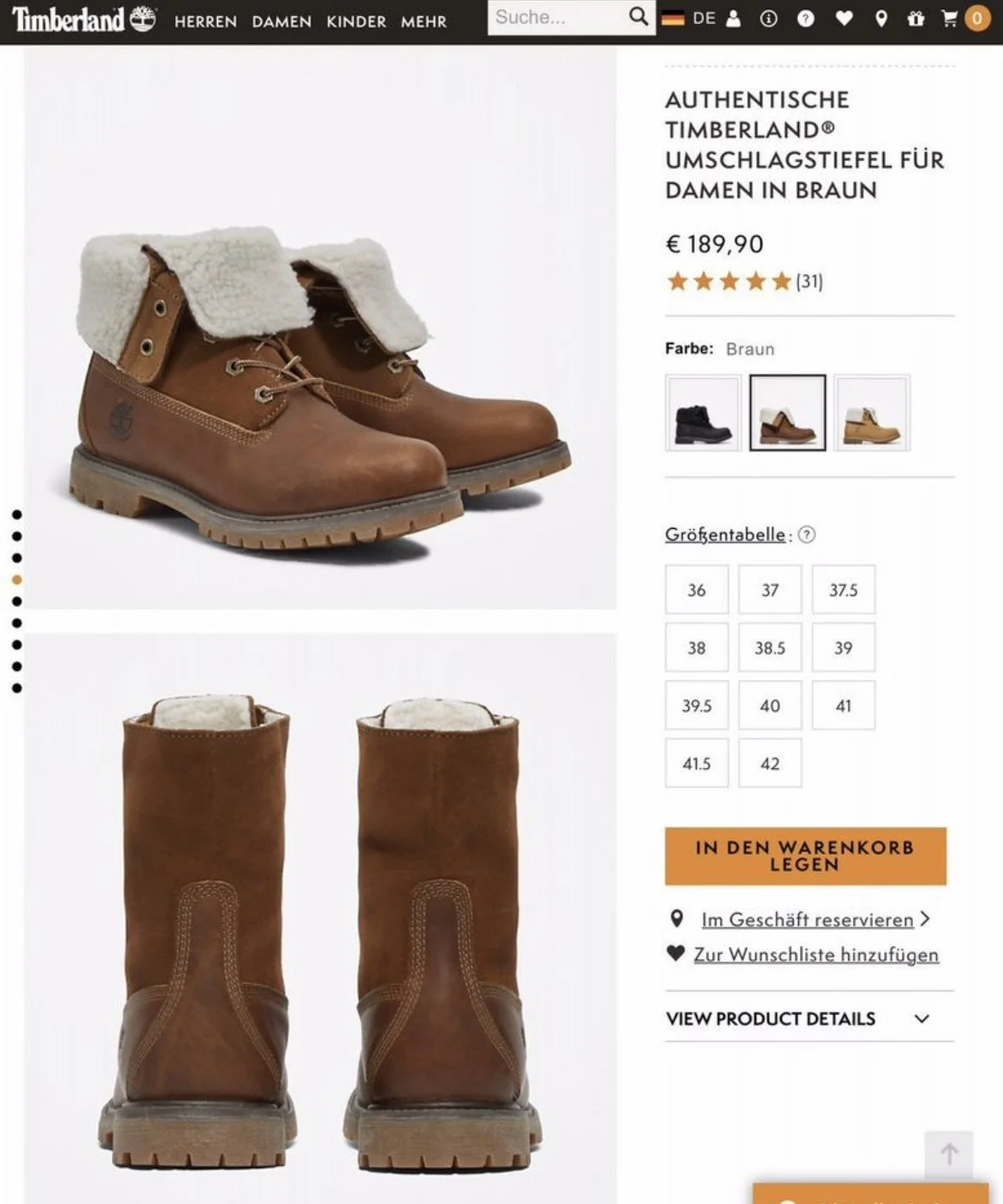 Ботинки Timberland - миниатюра 4