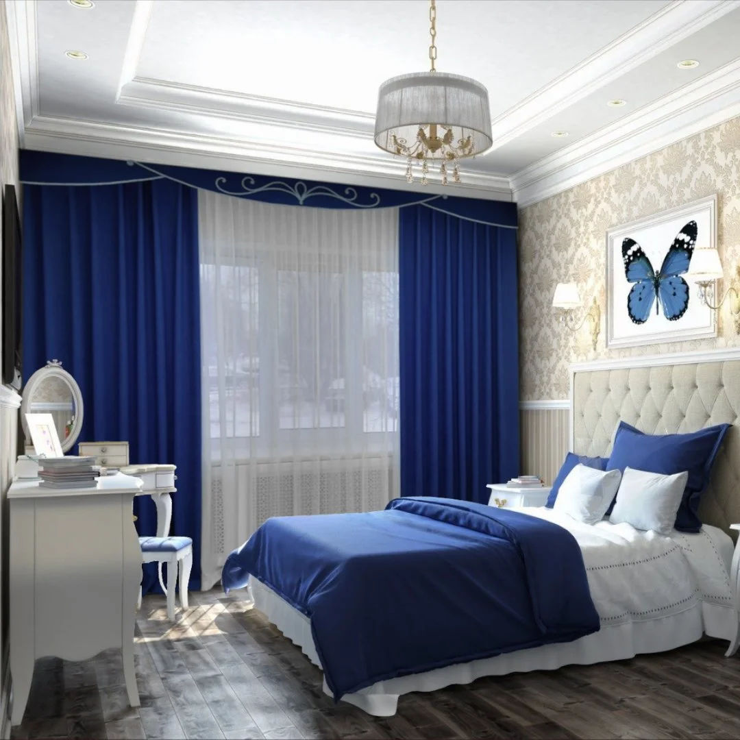 Комплект штор с ламбрекеном из ткани канвас 9 840 ₽ - миниатюра 2