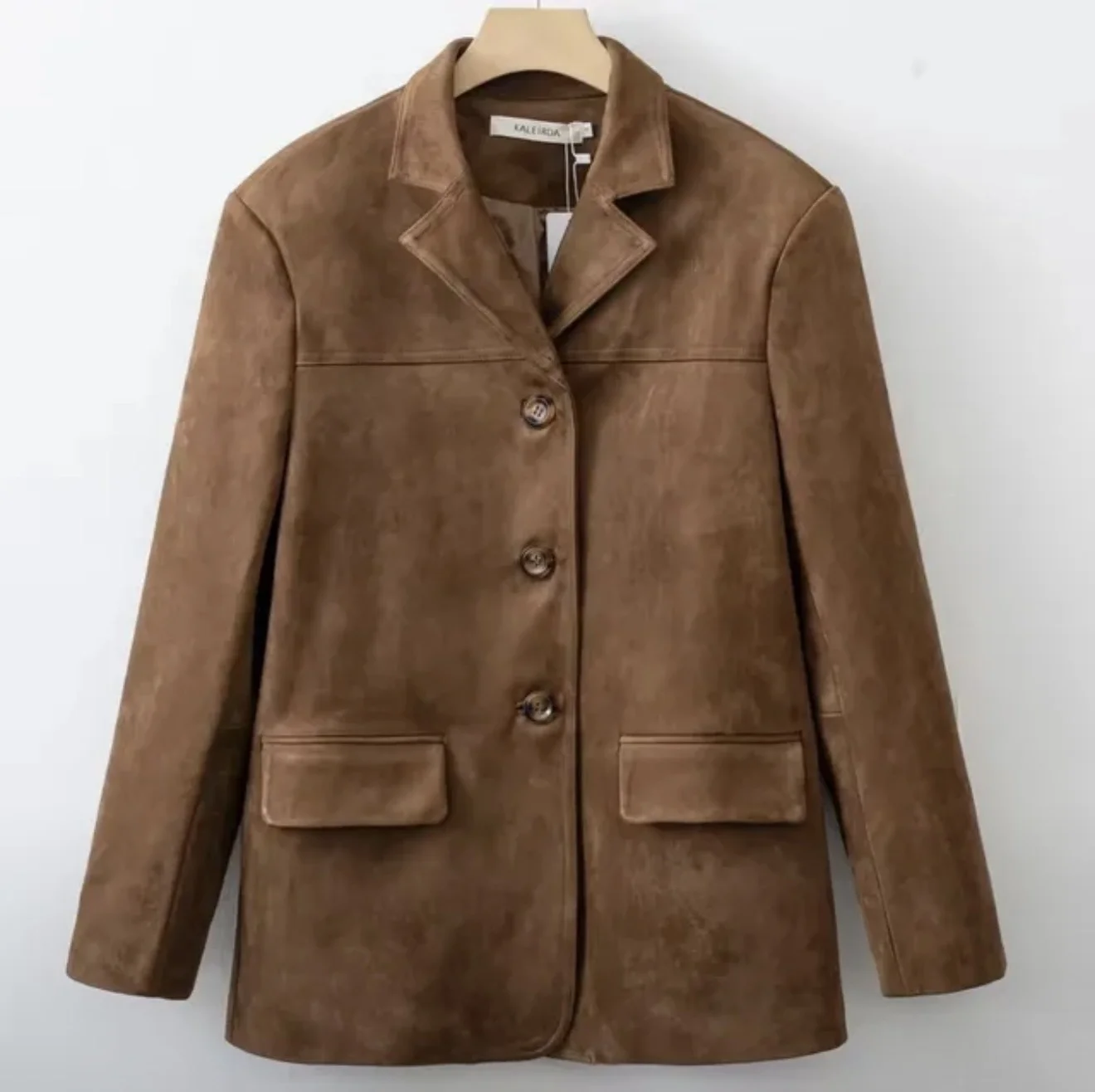 Замшевый пиджак/куртка в стиле Zara - изображение 1