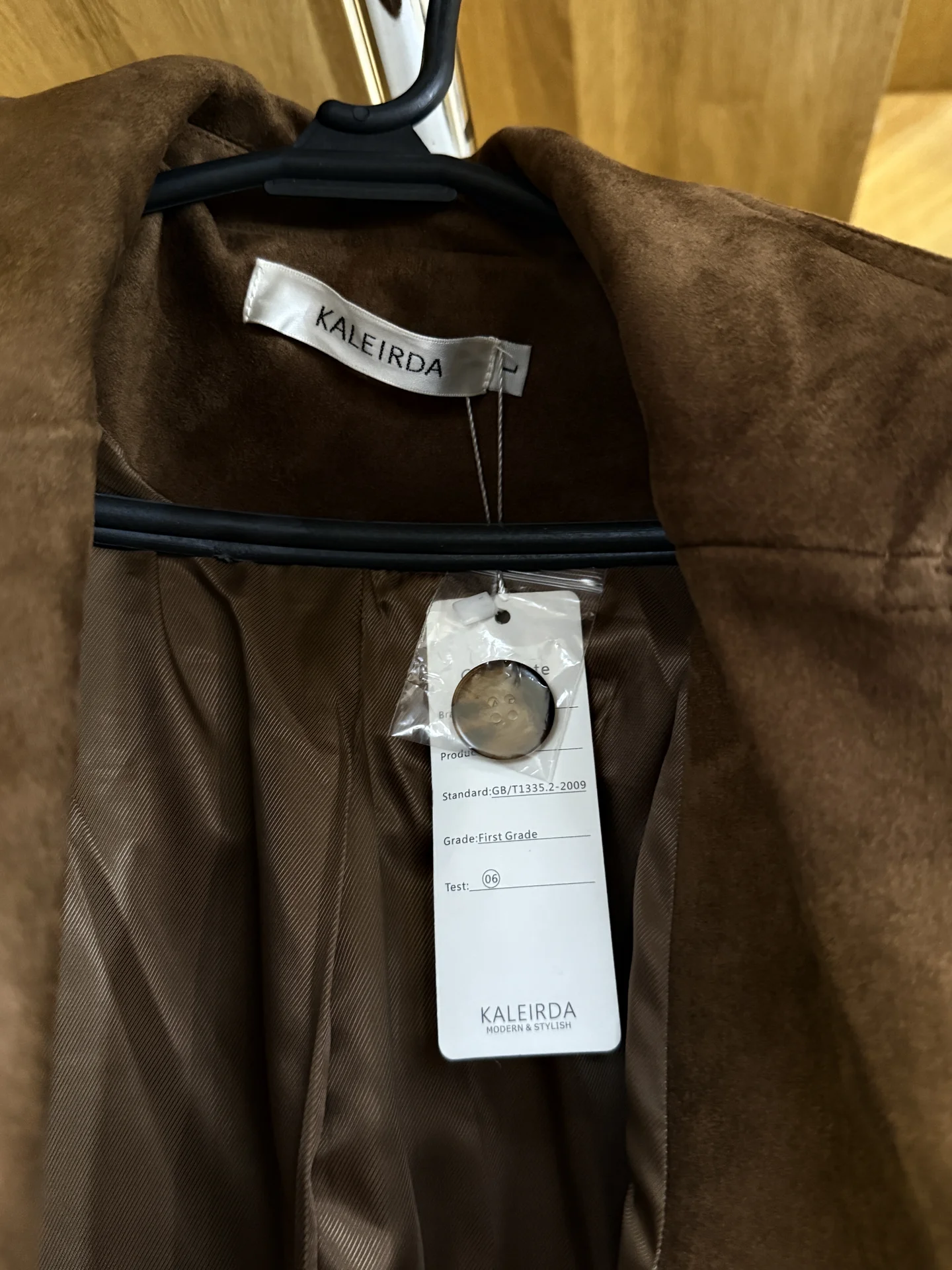 Замшевый пиджак/куртка в стиле Zara - миниатюра 3