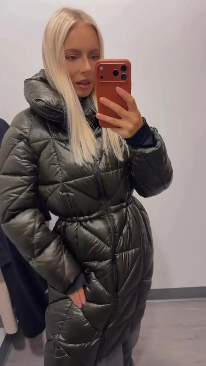Стеганое пальто BCBGMAXAZRIA, оригинал - видео 6