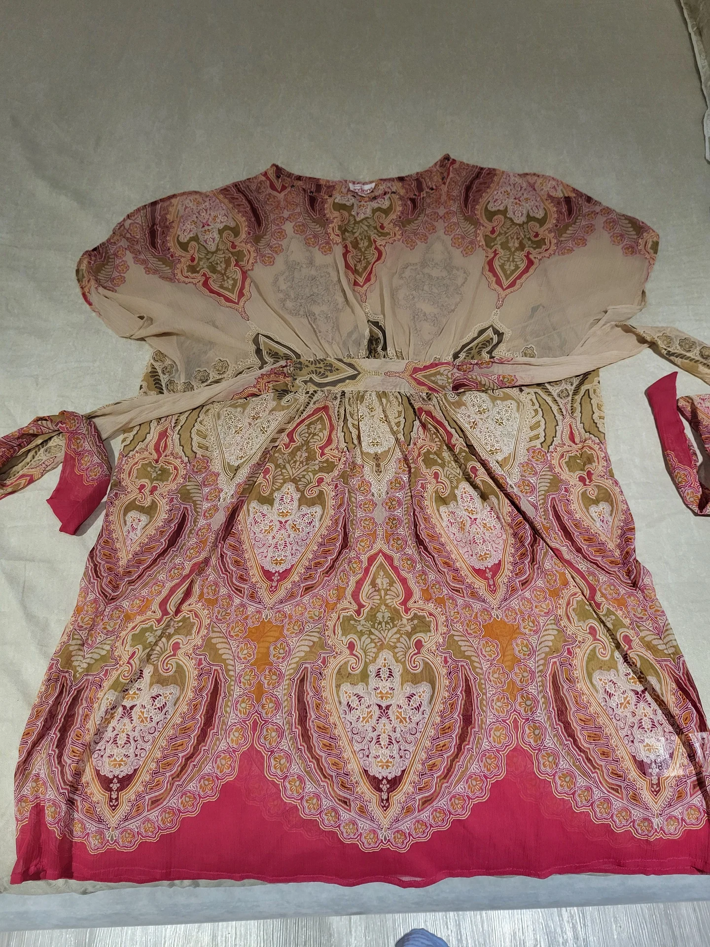 Платье туника пляжное Natural Indiano 40-48 размер - изображение 1