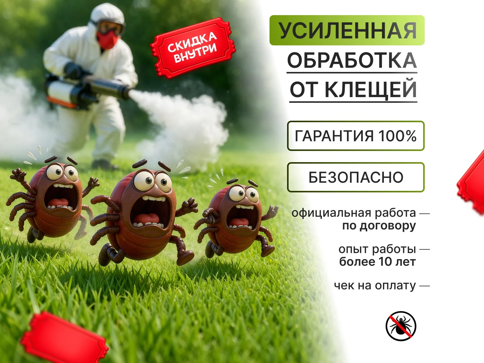 уничтожение борщевика, клещей, комаров и др - миниатюра 2
