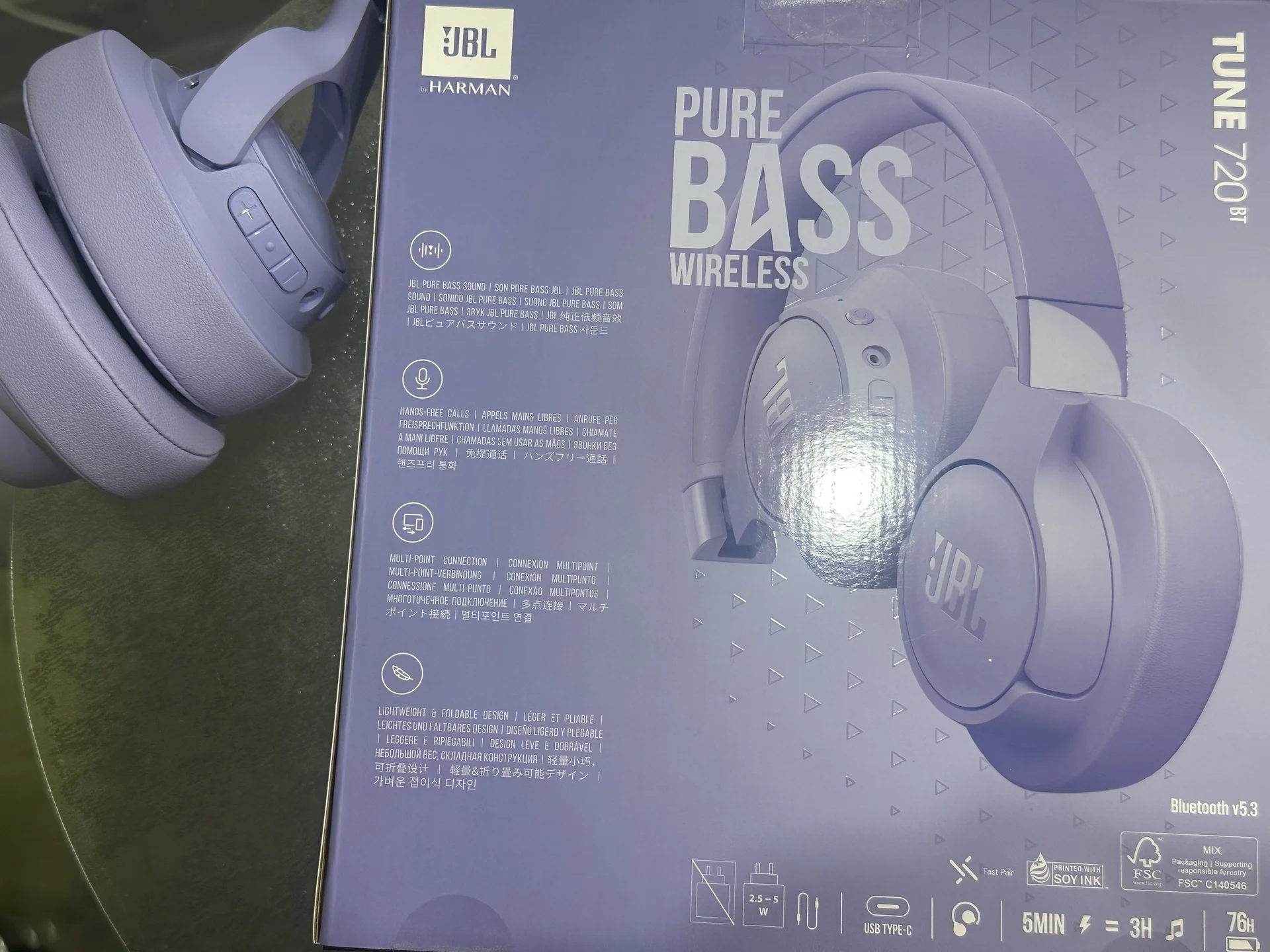 Беспроводные/ проводные наушники JBL TUNE720BT - изображение 1