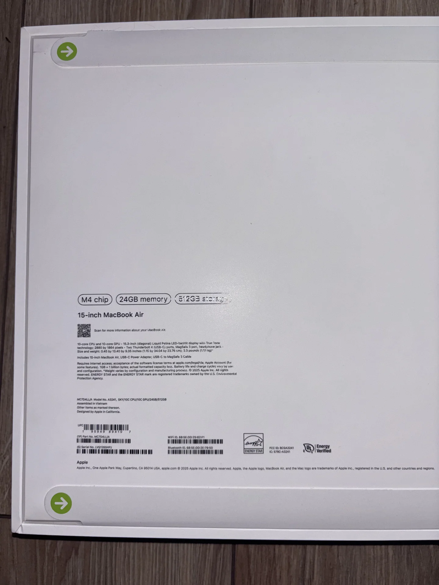 Macbook air m4 15" 24 512 gb Sky blue - миниатюра 5