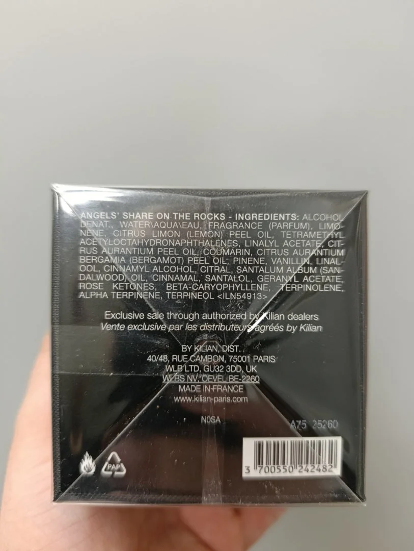 Kilian Angels Share On The Rocks 50 ml edp - миниатюра 5