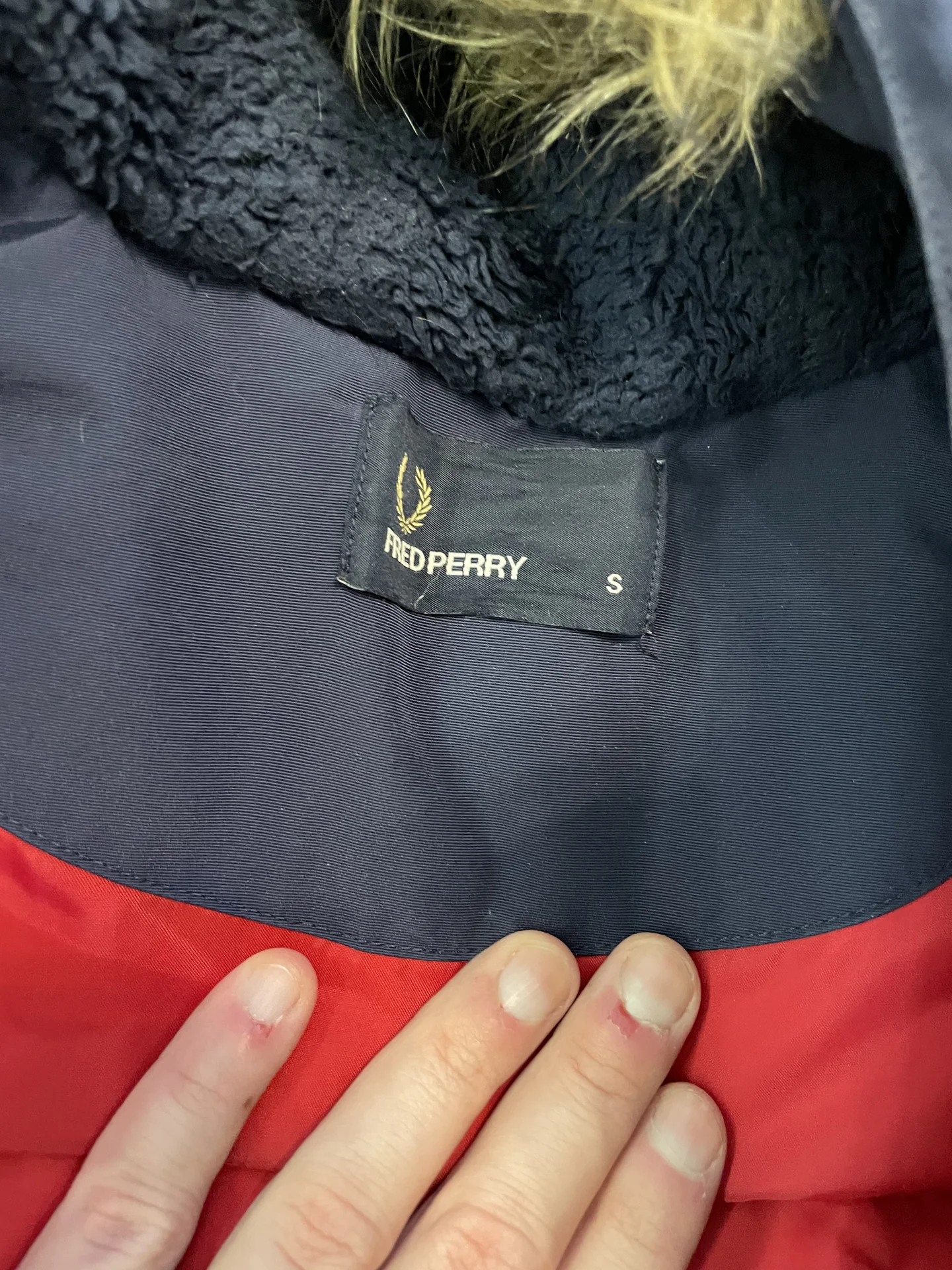 Куртка зимняя Fred Perry Arctic dark carbon - миниатюра 4