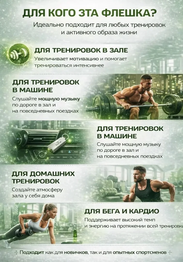 Флешка с музыкой для тренировки !!! mp3 - миниатюра 2
