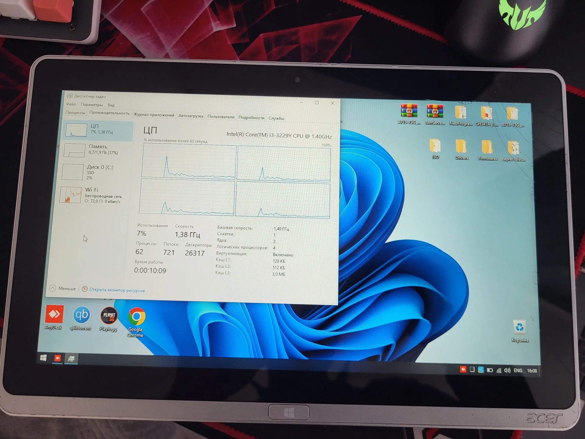 Acer aspire p3 171 - миниатюра 2